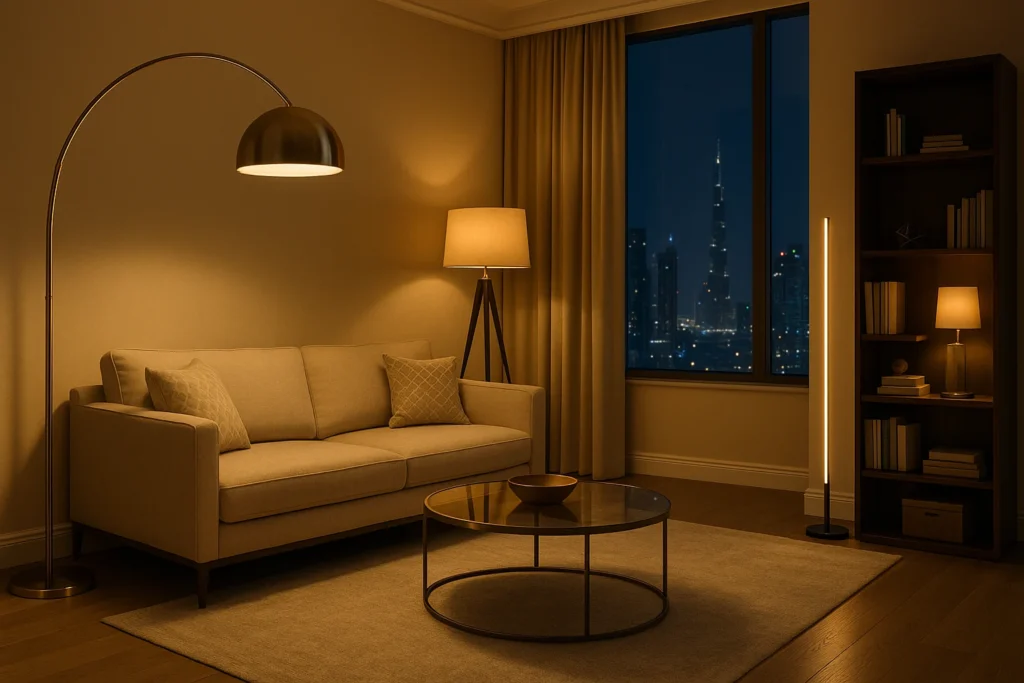 floor lamps worth it in Dubai homes